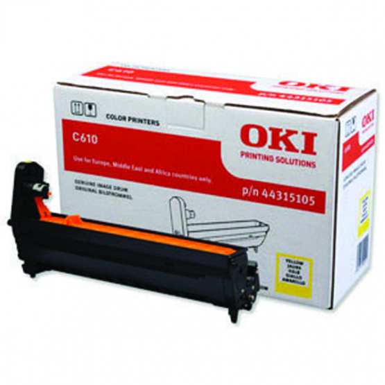 Oki C610 Yellow Original Imaging Drum (44315105) 